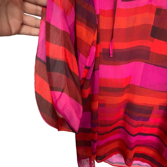 SALE La Blanca Breezy Beauty Sheer Swimsuit Cover NWT - Picture 4 of 7